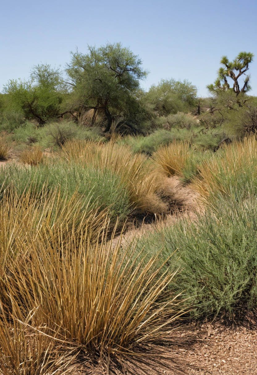 Conservation reference image: A worked pre-plant comparison should test turf, low-water planting, and gravel-only design against the same desert site