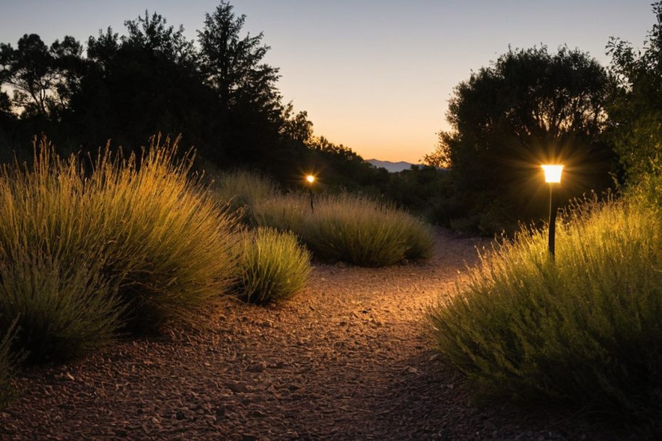 Landscape visual for Wildlife-Friendly Outdoor Lighting in Dry Landscapes: How to Choose Fixtures and Controls