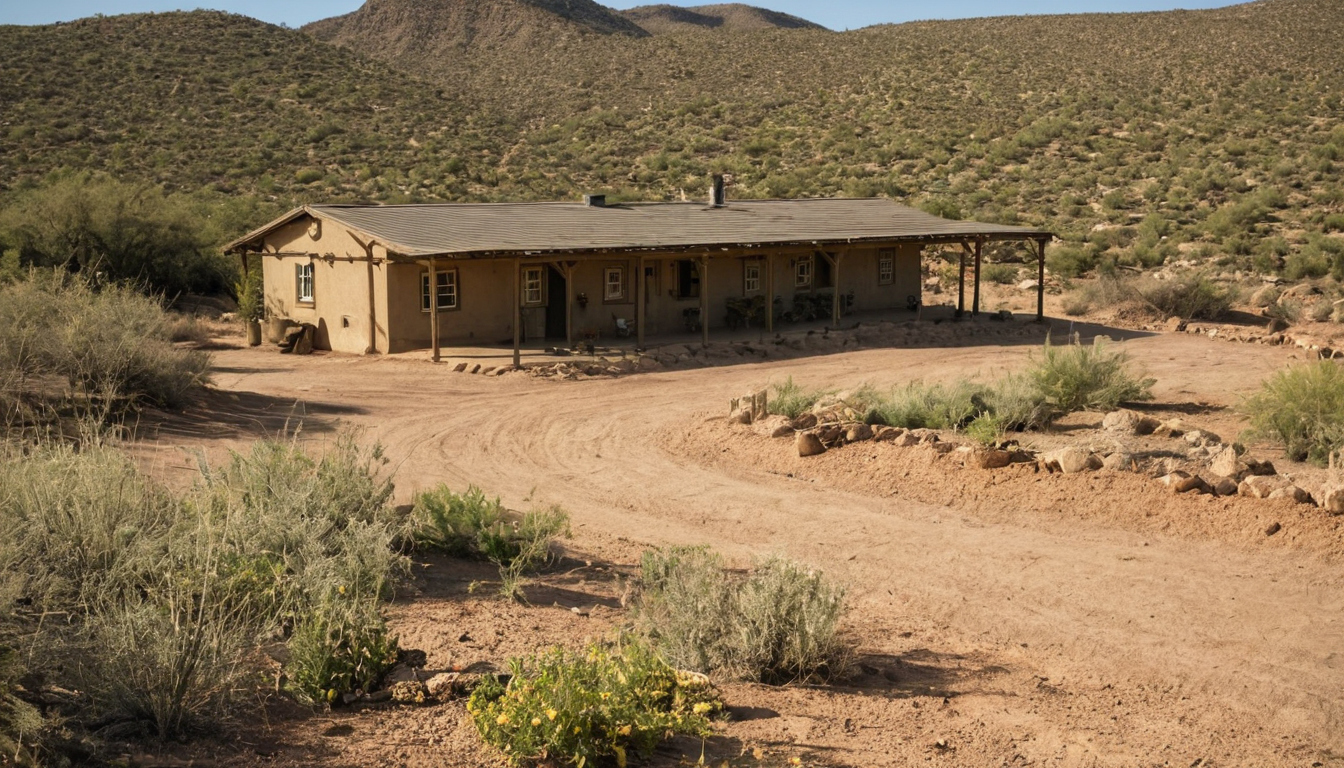 Landscape visual for A credible off-grid desert lodge should disclose its complete water and wastewater chain